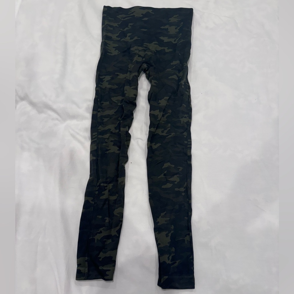 Army green spanx leggings
